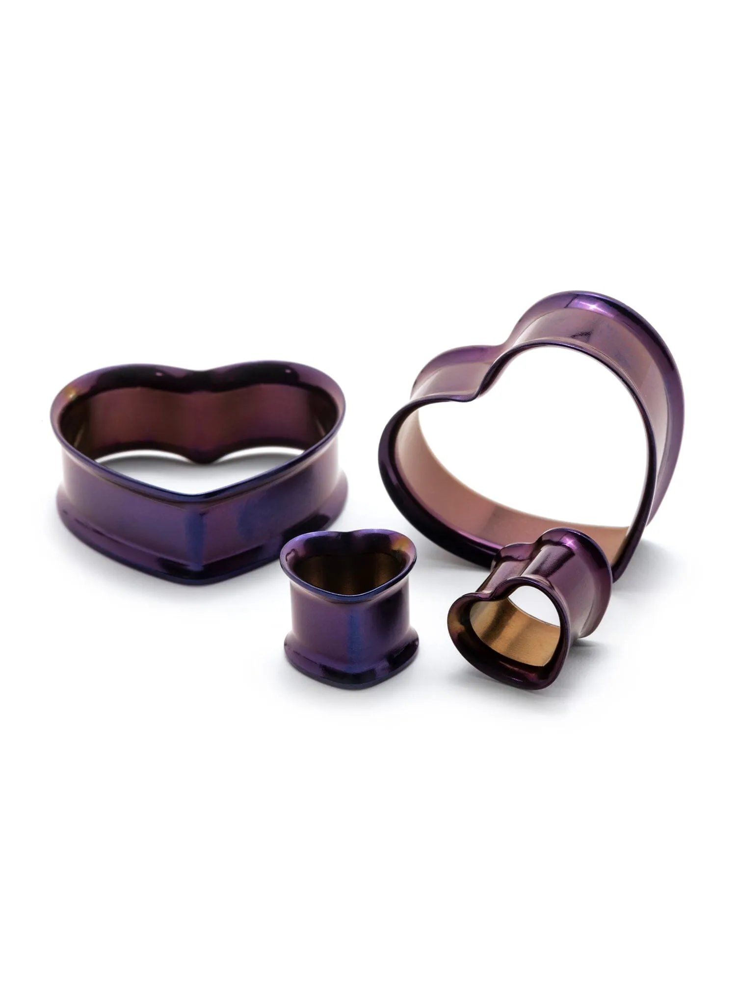 Heart Shaped Double Flared Steel Tunnels