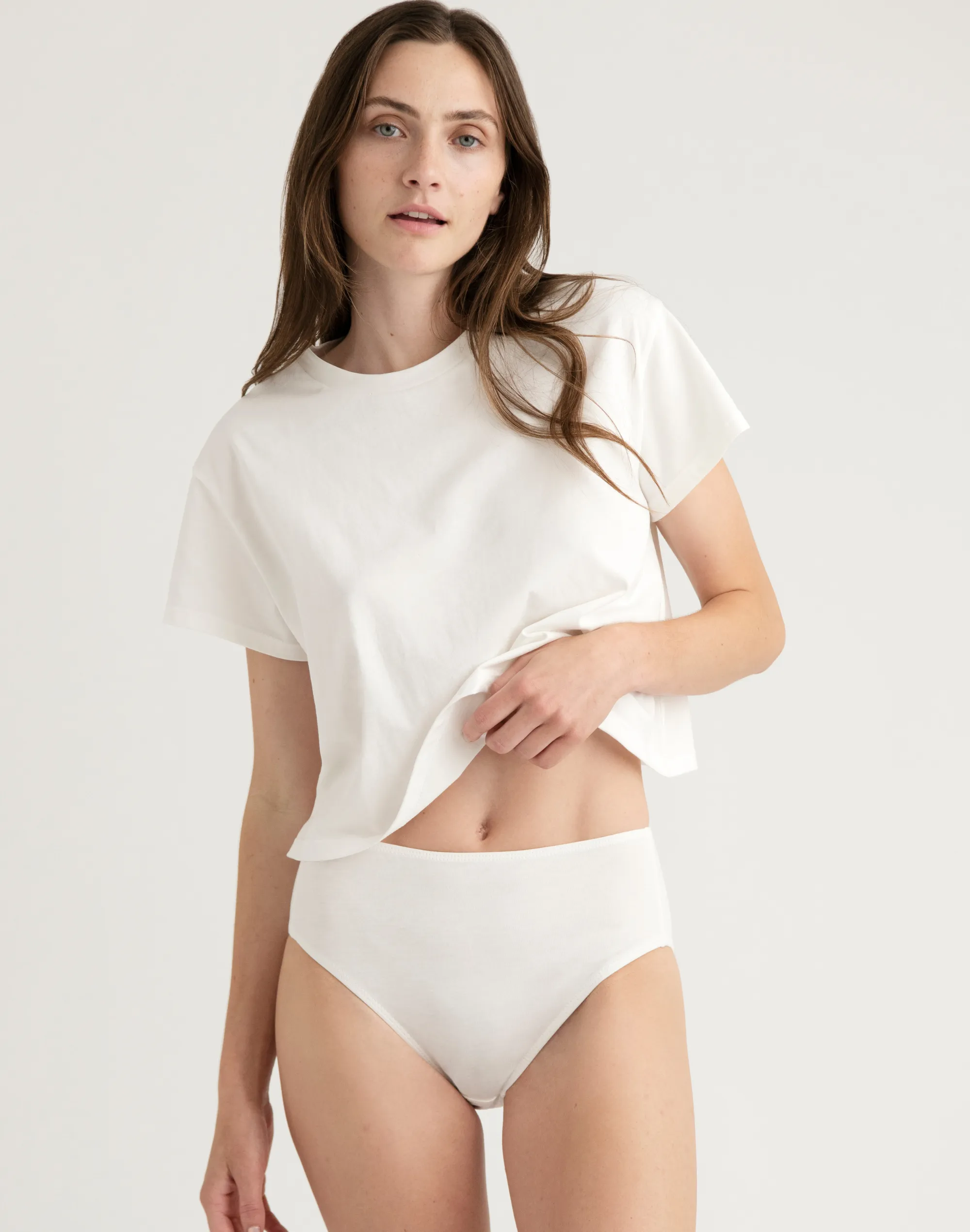 High-Waist Trio ~ 3 Organic Cotton Underwear