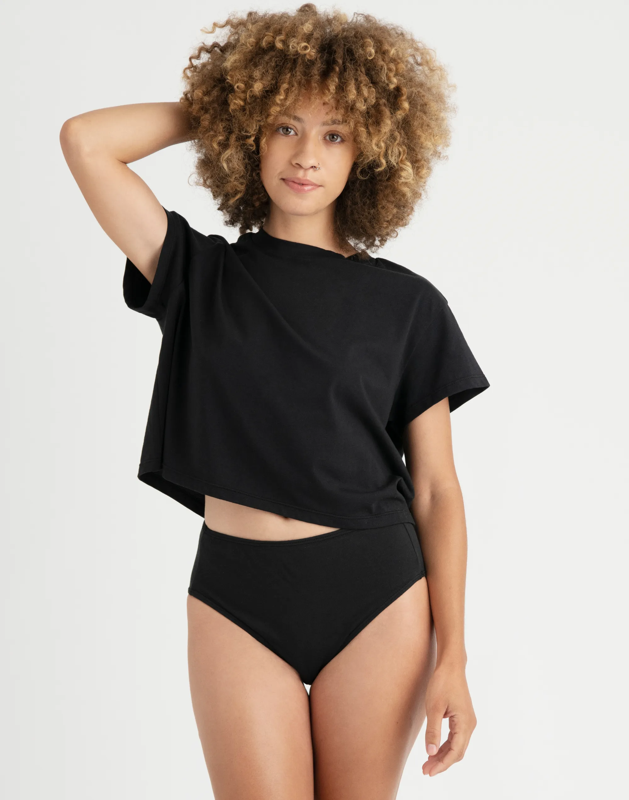 High-Waist Trio ~ 3 Organic Cotton Underwear