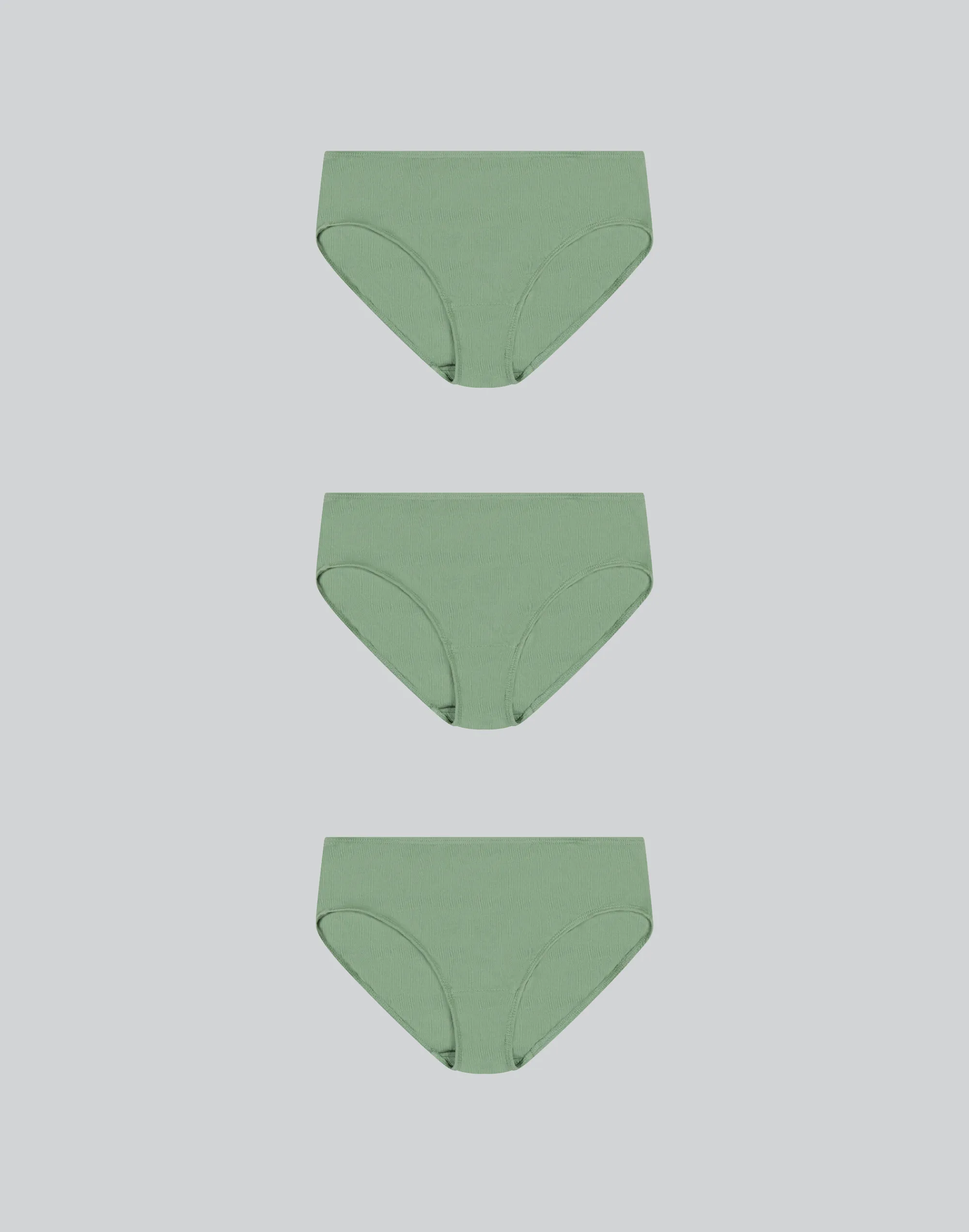 Hipster Trio ~ 3 Organic Cotton Underwear