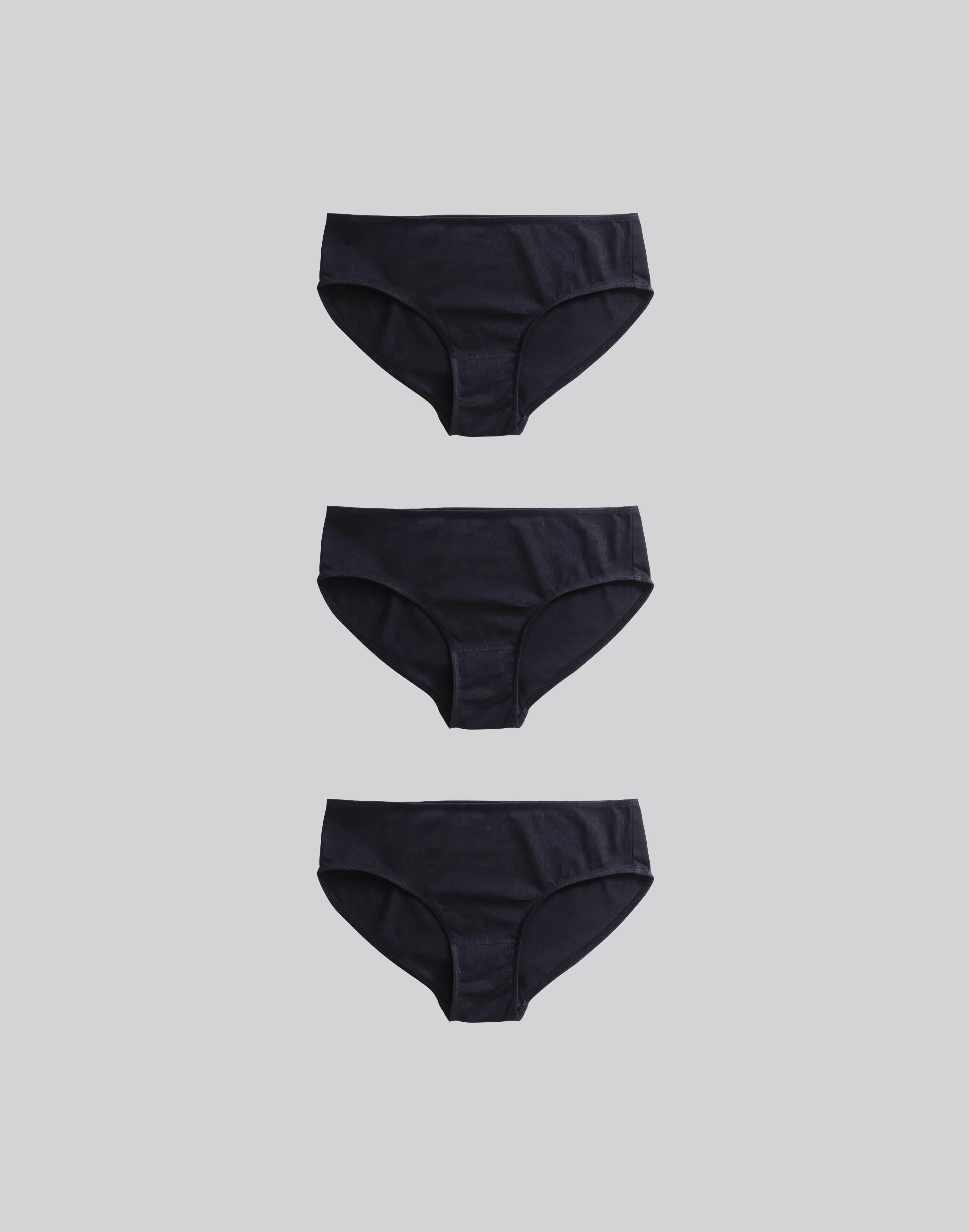 Hipster Trio ~ 3 Organic Cotton Underwear