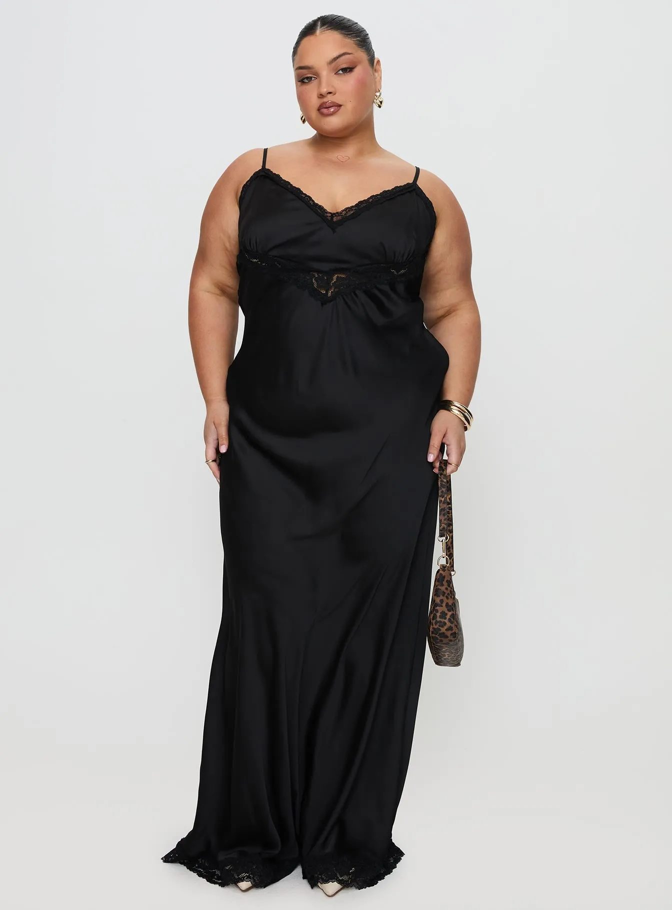 Jorjette Lace Maxi Dress Black