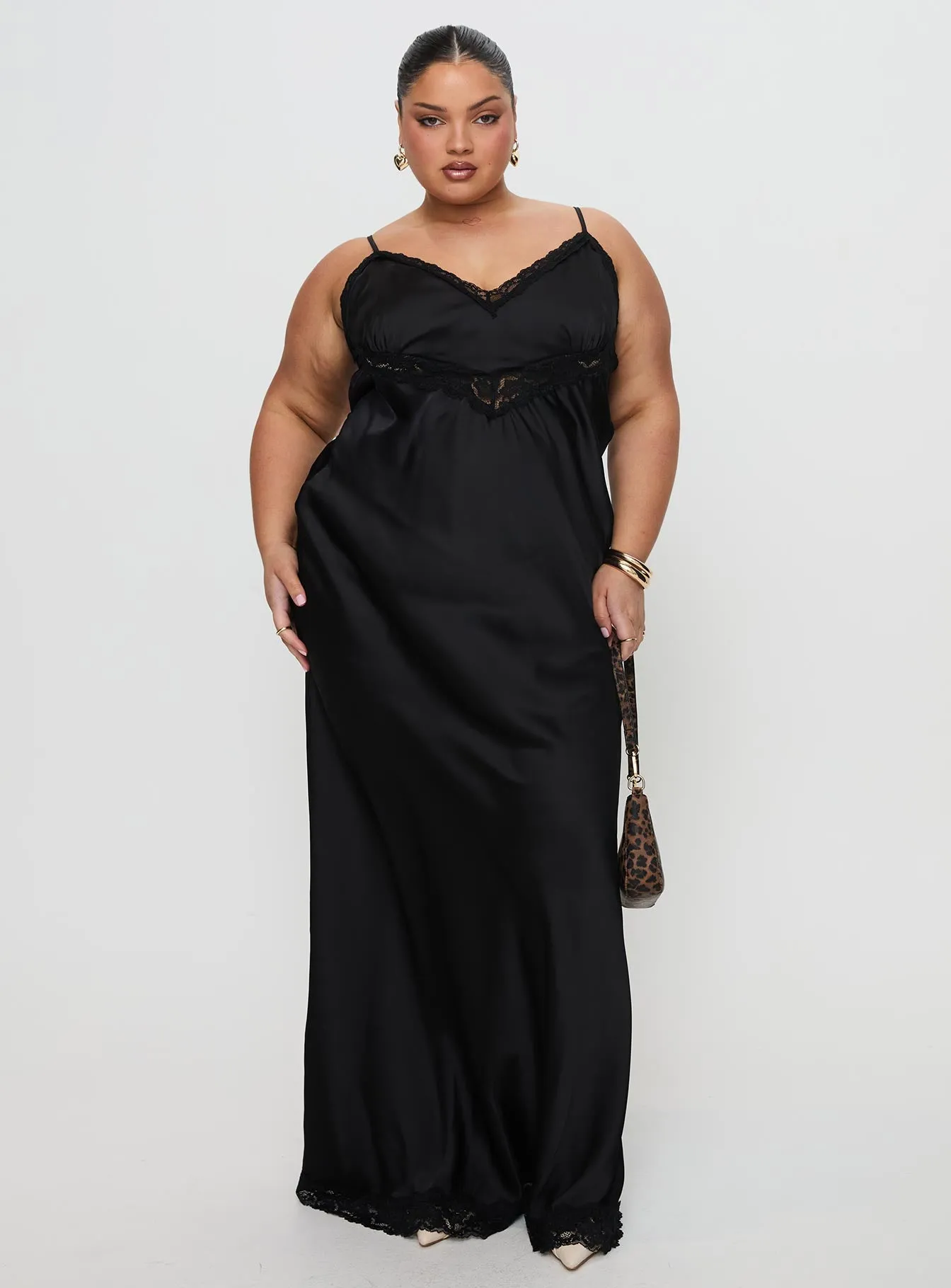 Jorjette Lace Maxi Dress Black