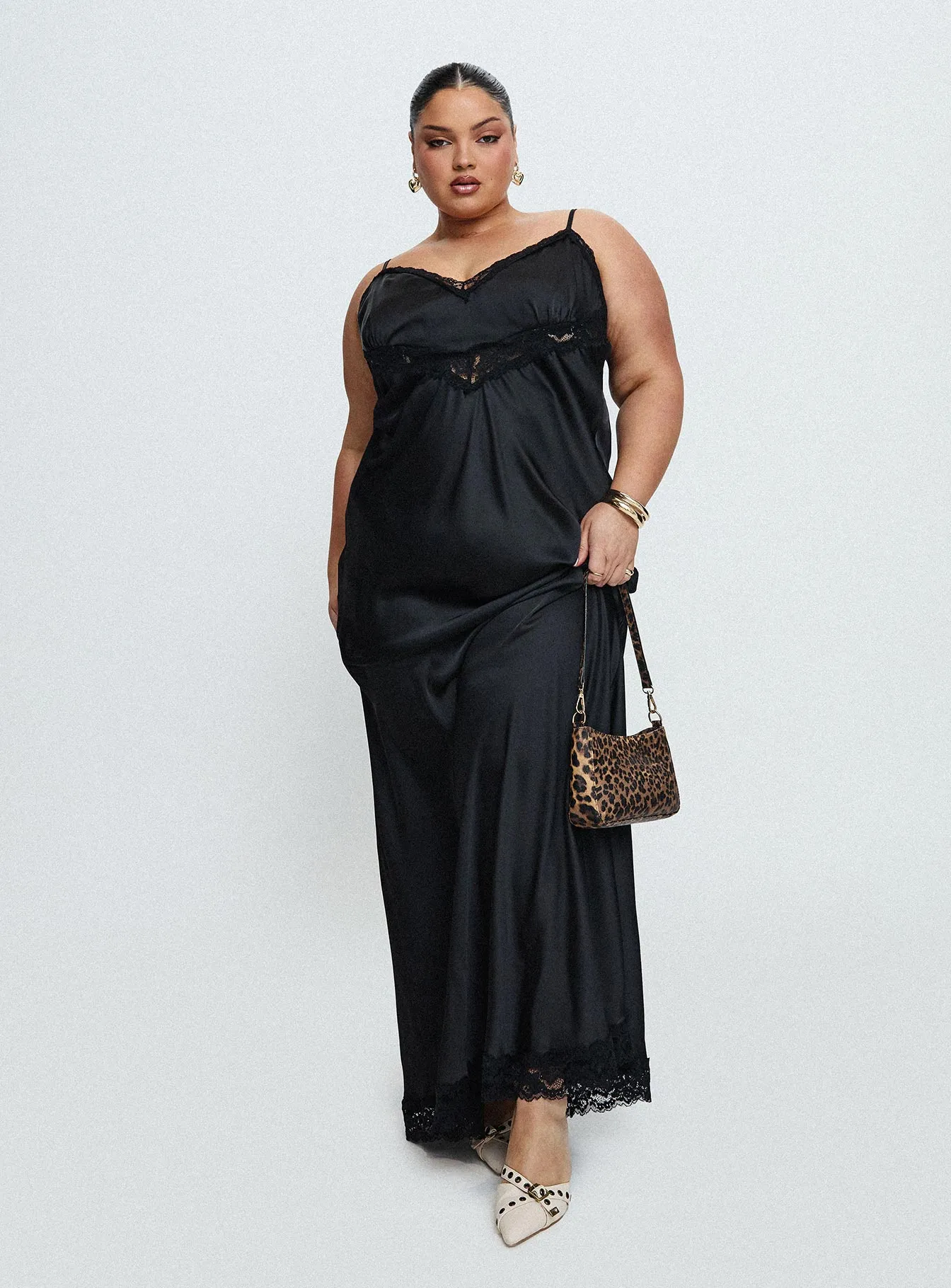 Jorjette Lace Maxi Dress Black