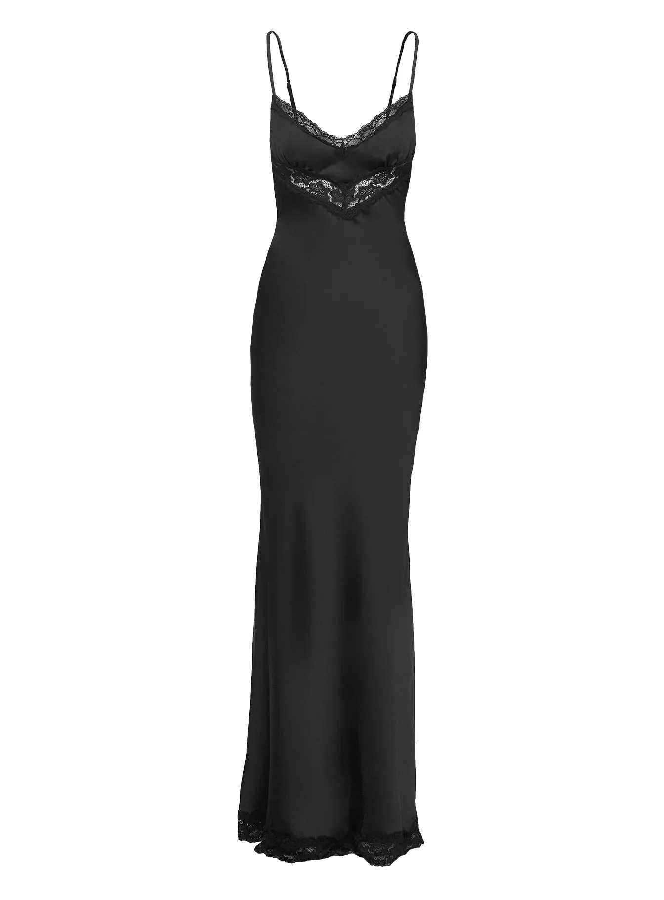 Jorjette Lace Maxi Dress Black