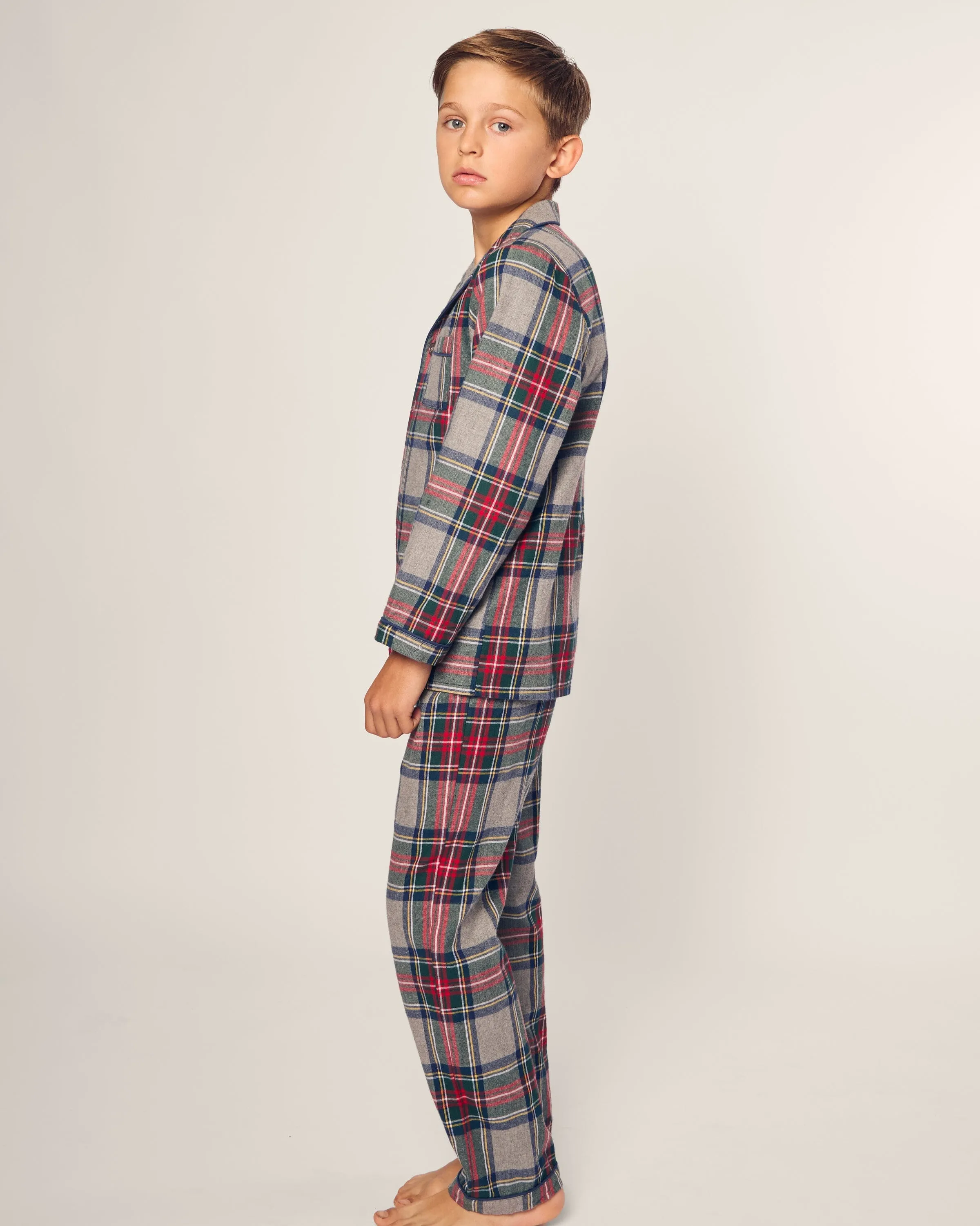 Kid's Brushed Cotton Pajama Set | Westminster Tartan