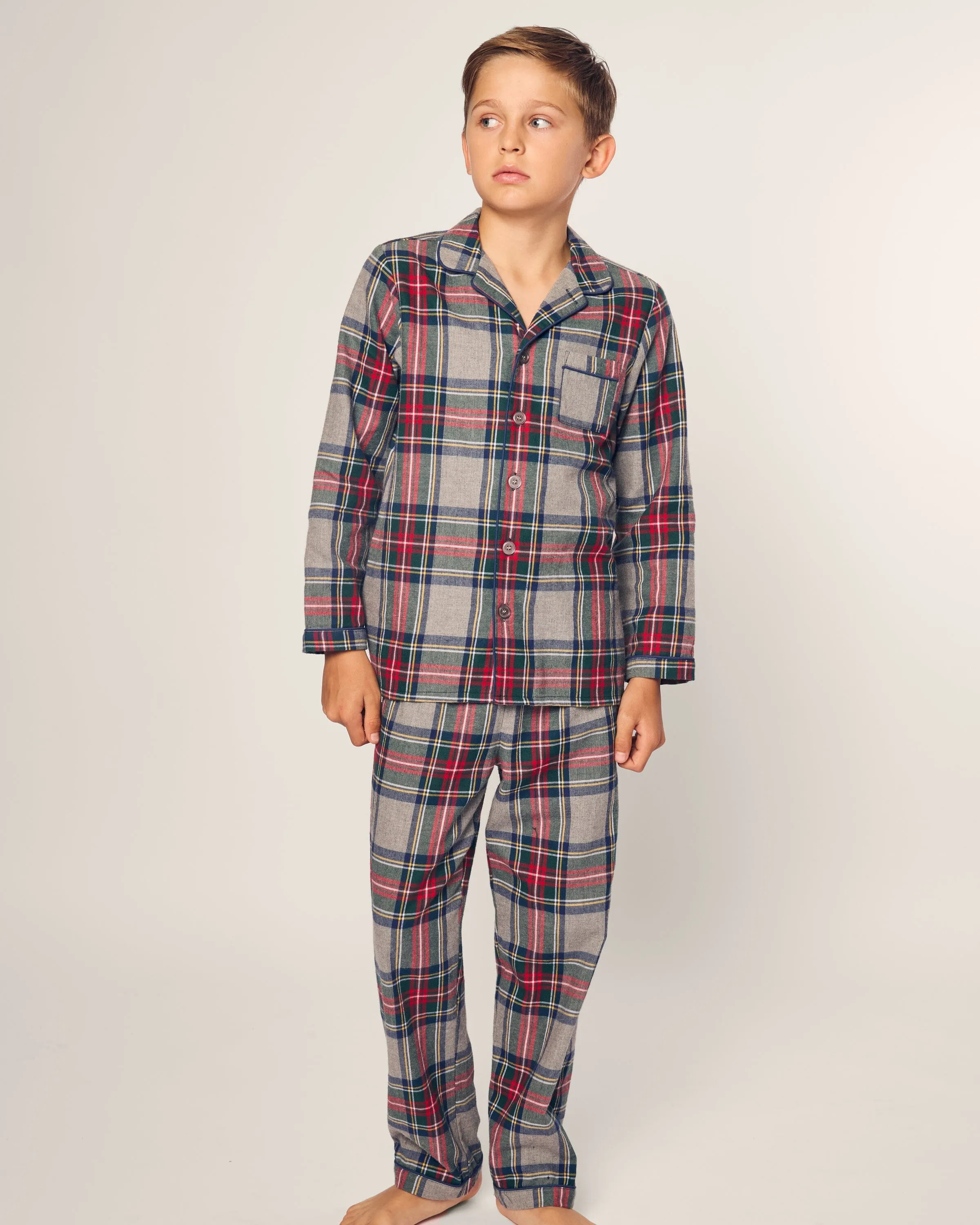 Kid's Brushed Cotton Pajama Set | Westminster Tartan