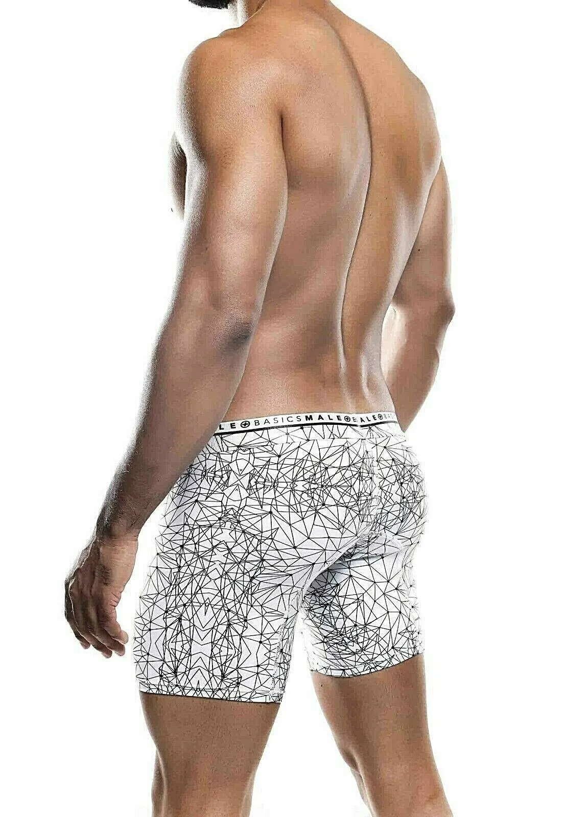 Malebasics Boxer Hipster Quick Dry Fabric Long Boxer Spider MB202 4