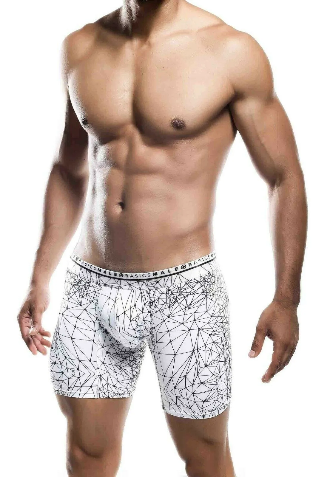 Malebasics Boxer Hipster Quick Dry Fabric Long Boxer Spider MB202 4