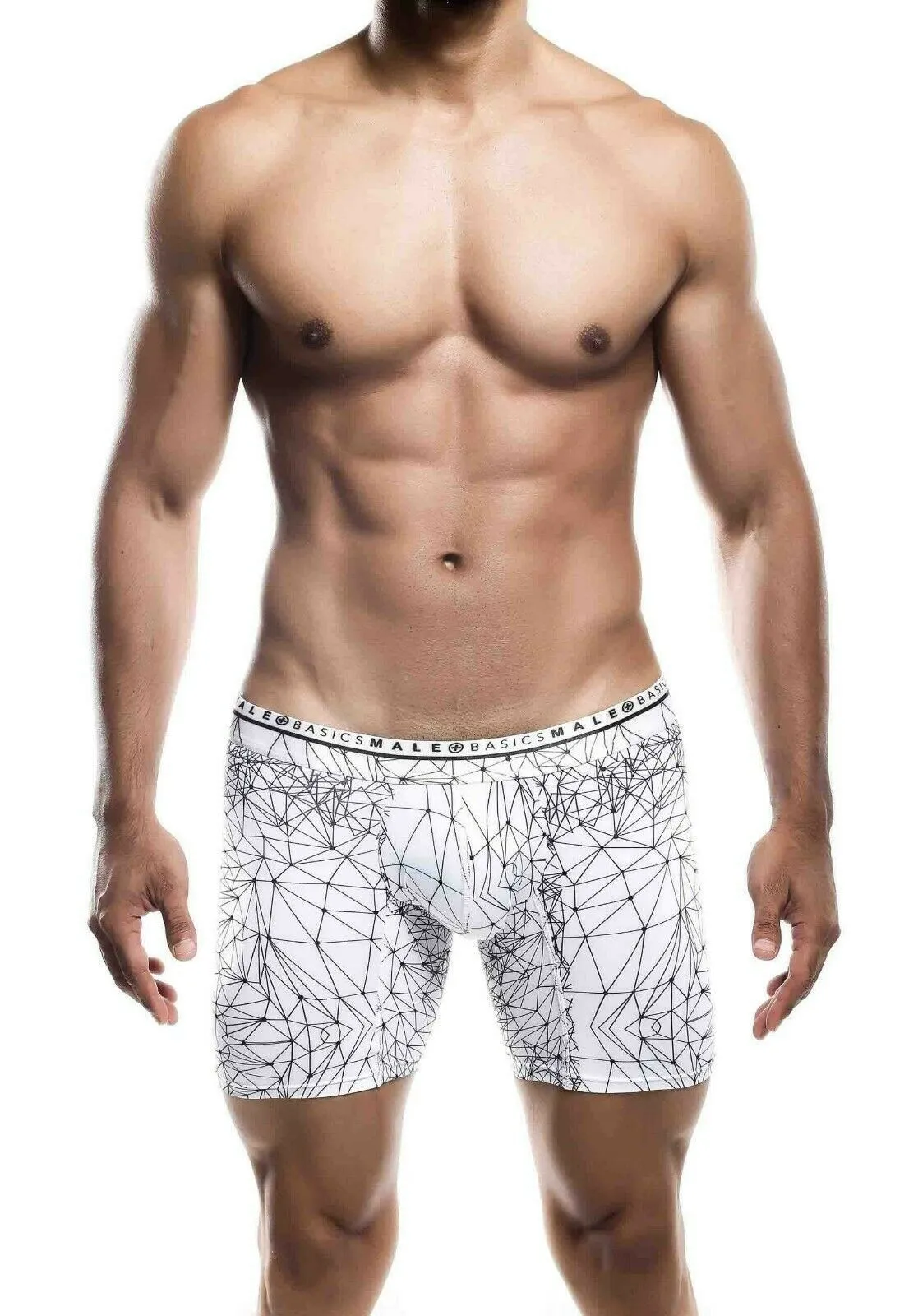 Malebasics Boxer Hipster Quick Dry Fabric Long Boxer Spider MB202 4