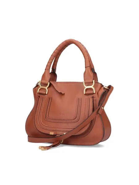 MARCIE SMALL LEATHER HANDBAG