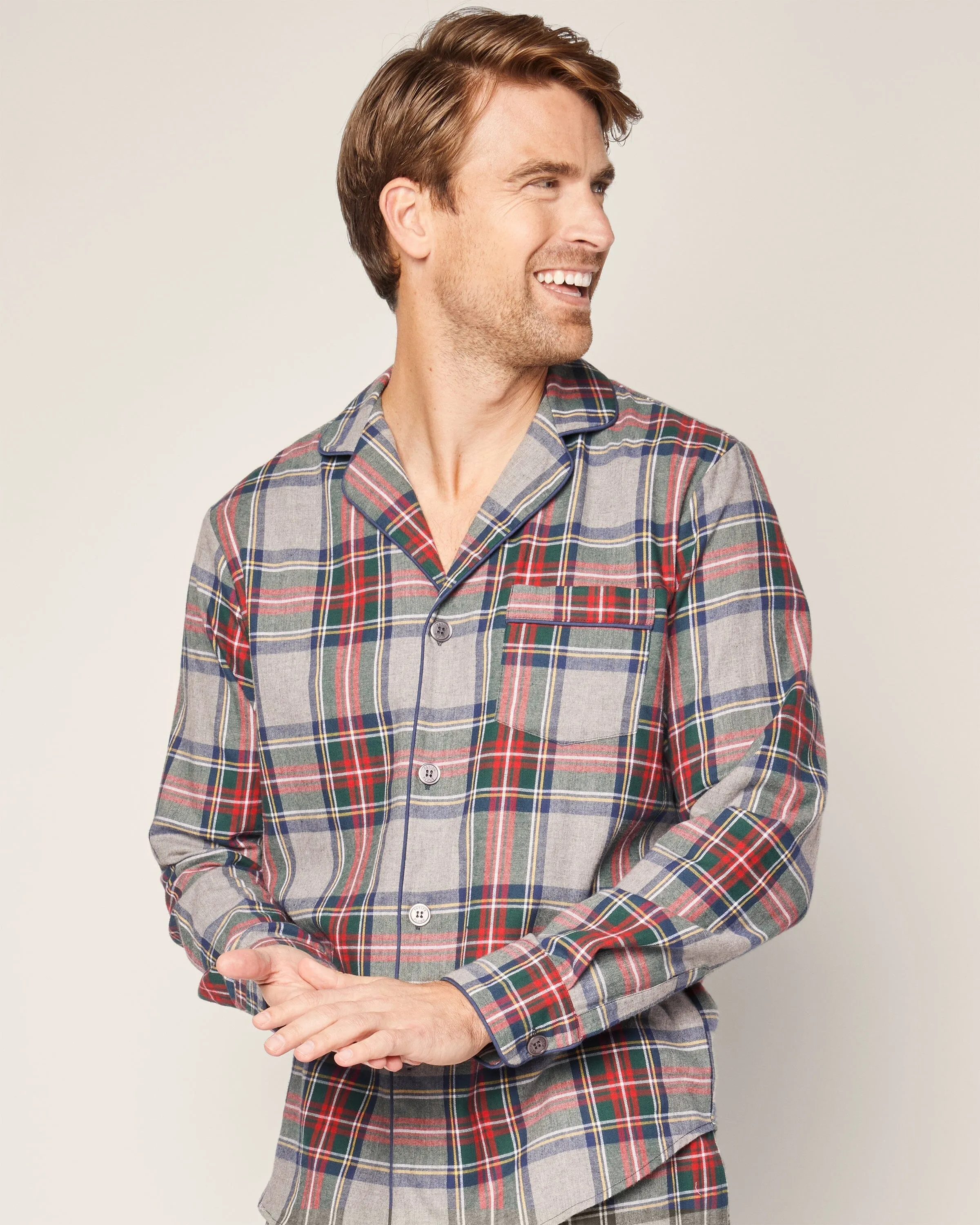 Men's Brushed Cotton Pajama Set | Westminster Tartan