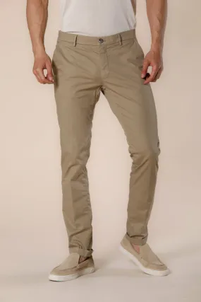 Milano Style men's chino pants in stretch gabardine extra slim ①