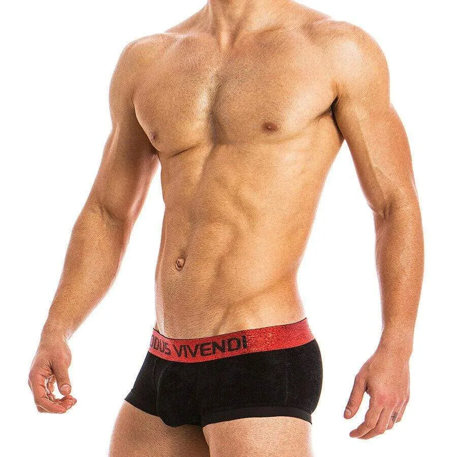 Modus Vivendi Boxer X-Lux Micromodal Velvet Boxers Black 19821 B47