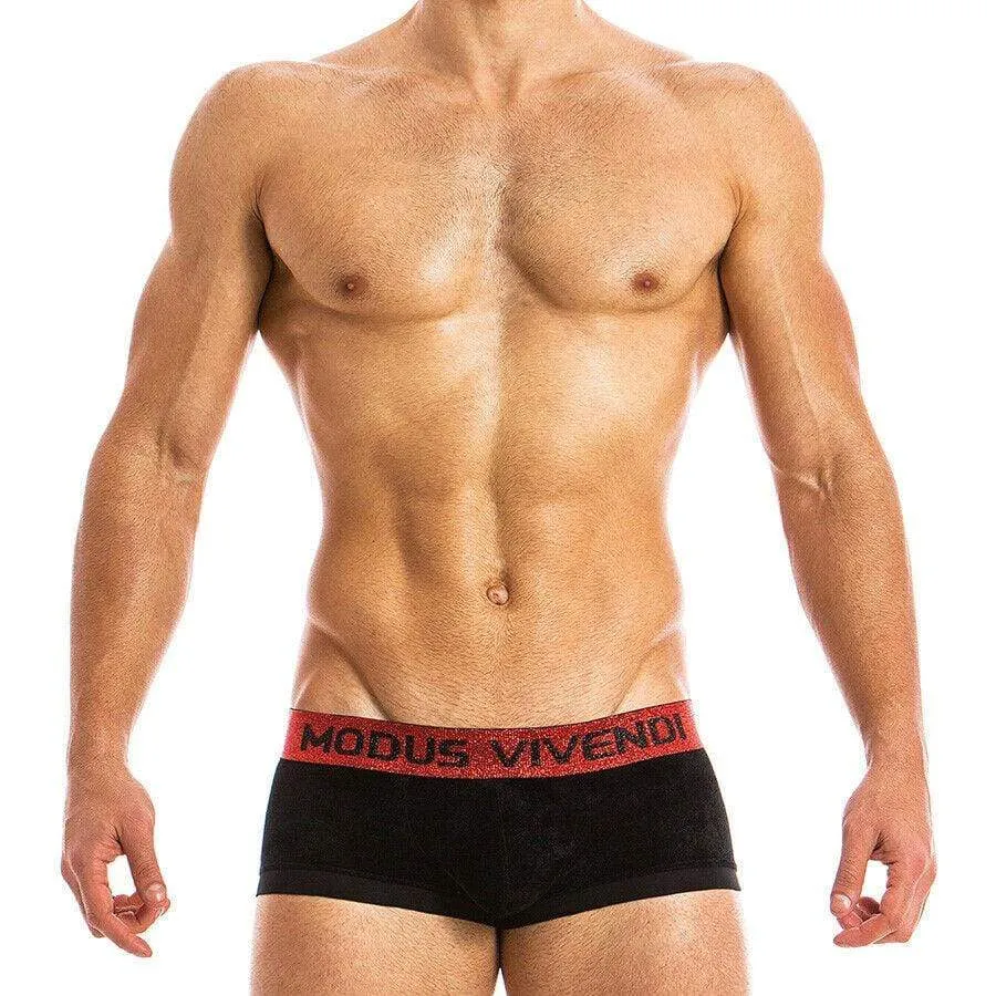 Modus Vivendi Boxer X-Lux Micromodal Velvet Boxers Black 19821 B47