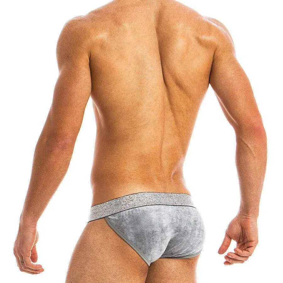 Modus Vivendi Tanga-Brief X-LUX Velvet Combo Briefs Grey 19813 B47