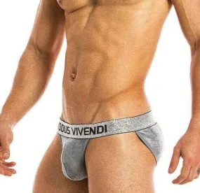 Modus Vivendi Tanga-Brief X-LUX Velvet Combo Briefs Grey 19813 B47