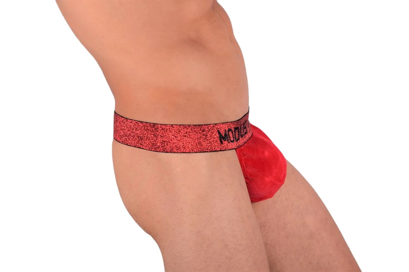 Modus Vivendi Thong Exclusive Soft Velvet T-String Red 22216 106