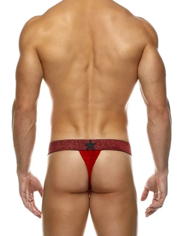 Modus Vivendi Thong Exclusive Soft Velvet T-String Red 22216 106