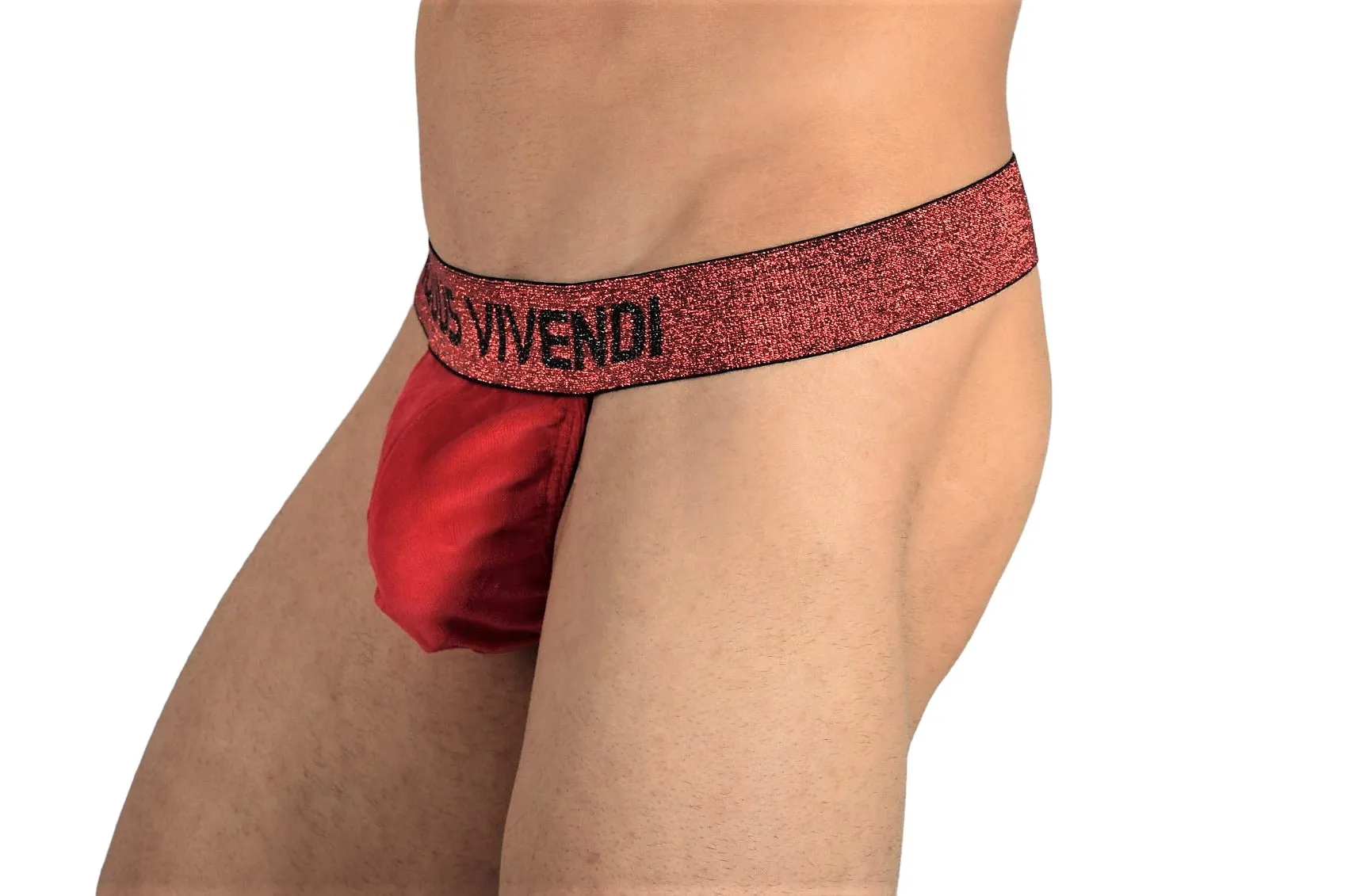 Modus Vivendi Thong Exclusive Soft Velvet T-String Red 22216 106