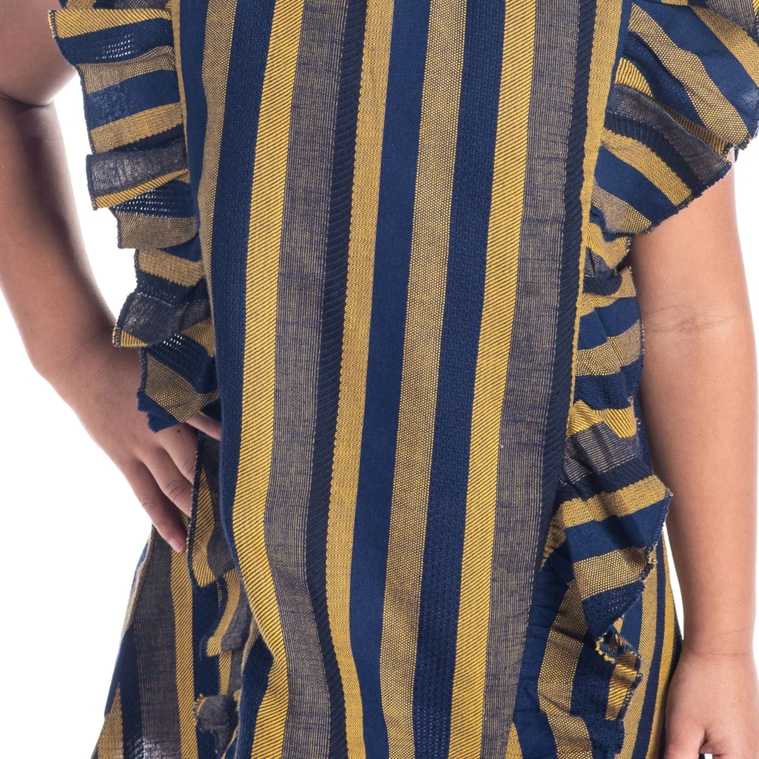 Mustard Stripes Top