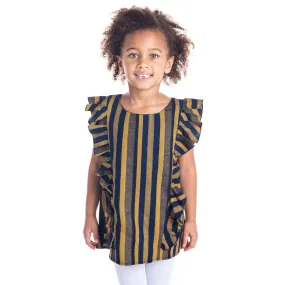 Mustard Stripes Top