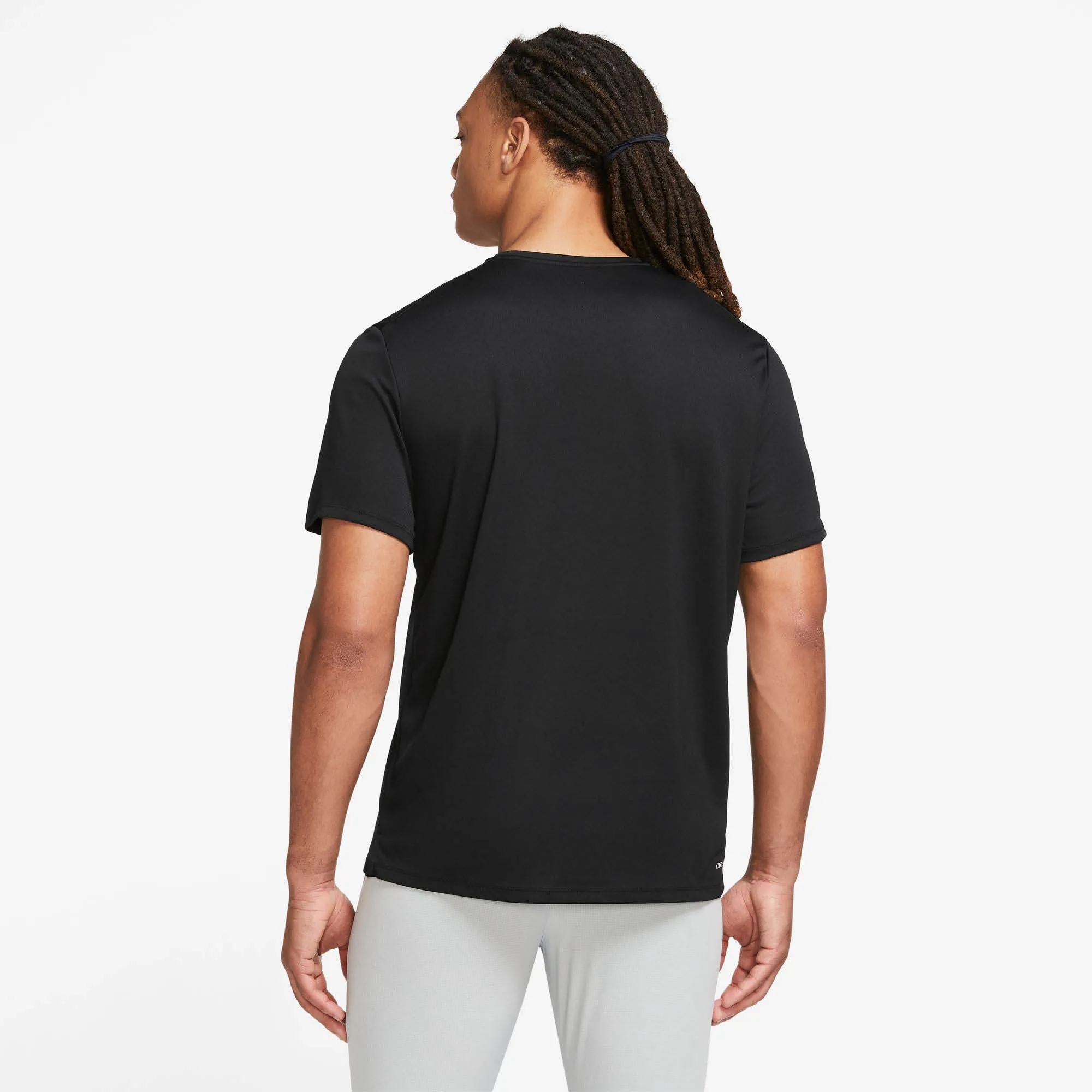 Nike | Men's Miler Dri-FIT UV Short-Sleeve Running Top - Black