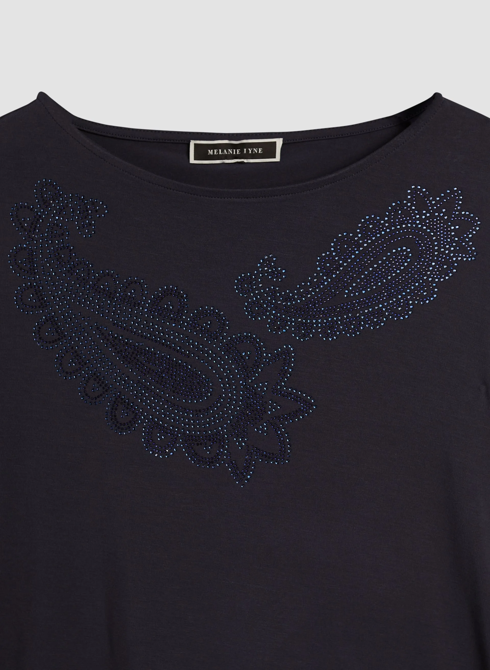 Paisley-Studded Tee