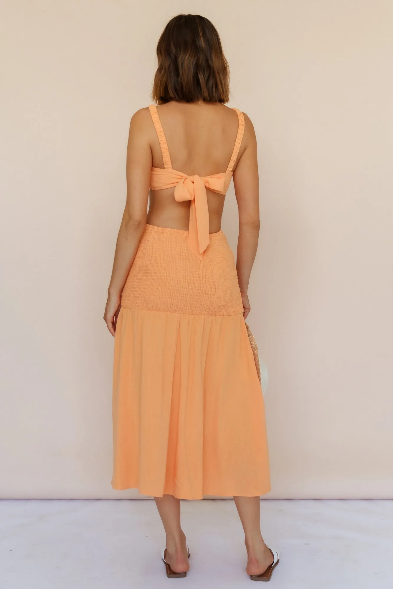 Prosecco Summers Maxi Skirt Orange