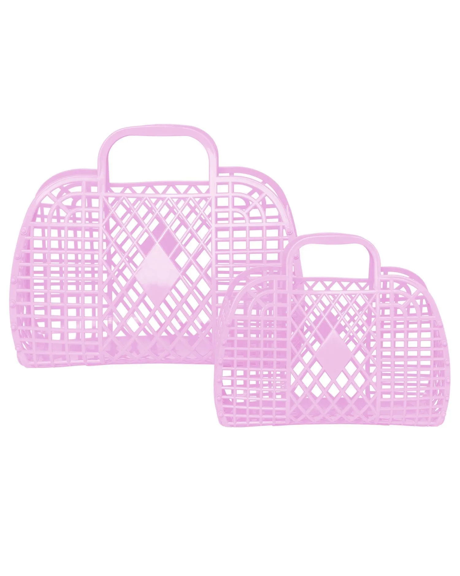 Retro Basket- Small Lilac