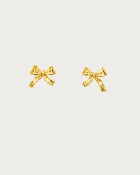 Ribbon Stud Earrings