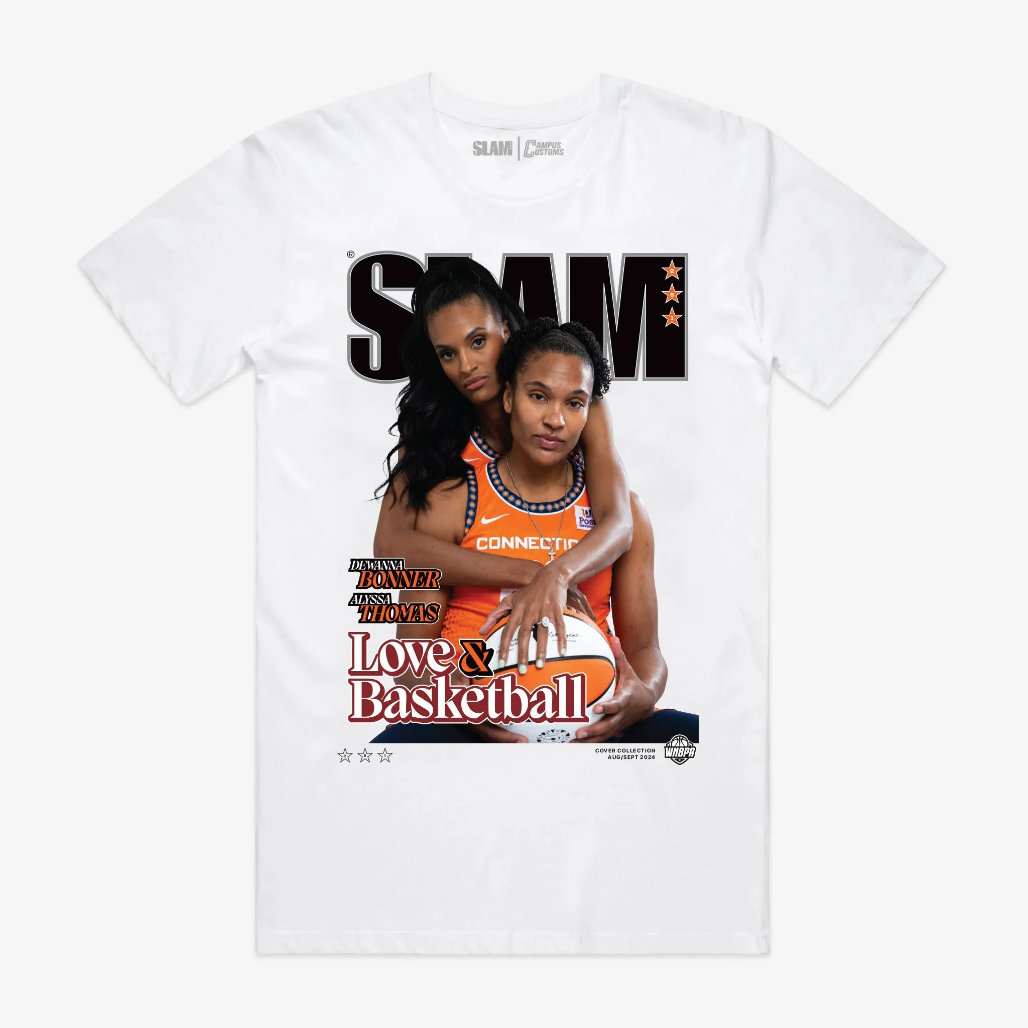 SLAM Cover Tee - Alyssa Thomas   DeWanna Bonner (SLAM 251)