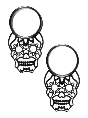 Sugar Skull Double Flared Steel Tunnels