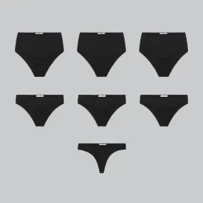 The Full Week ~ 7 Organic Cotton Underwear