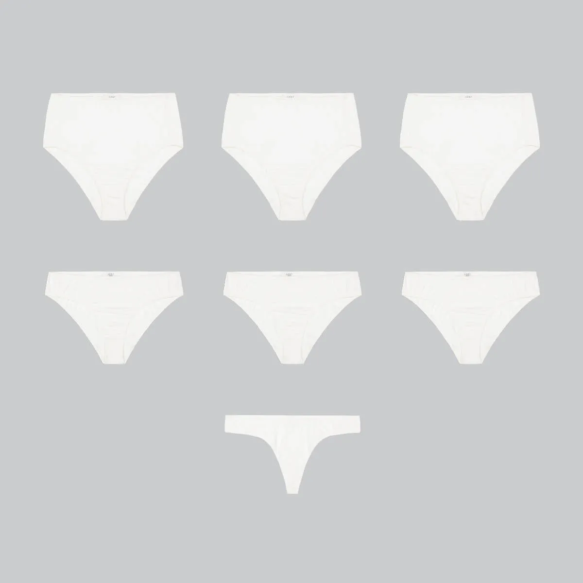 The Full Week ~ 7 Organic Cotton Underwear