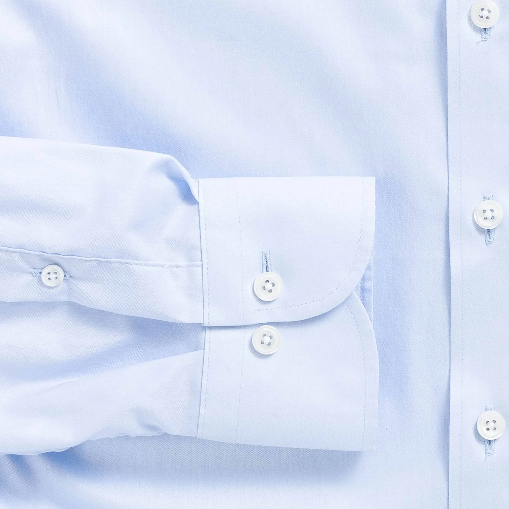 The Light Blue Albini Ellington Twill Custom Shirt