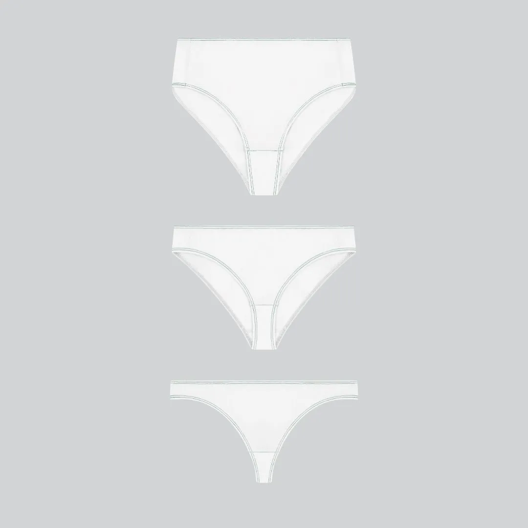 The Trio ~ 3 Organic Cotton Underwear