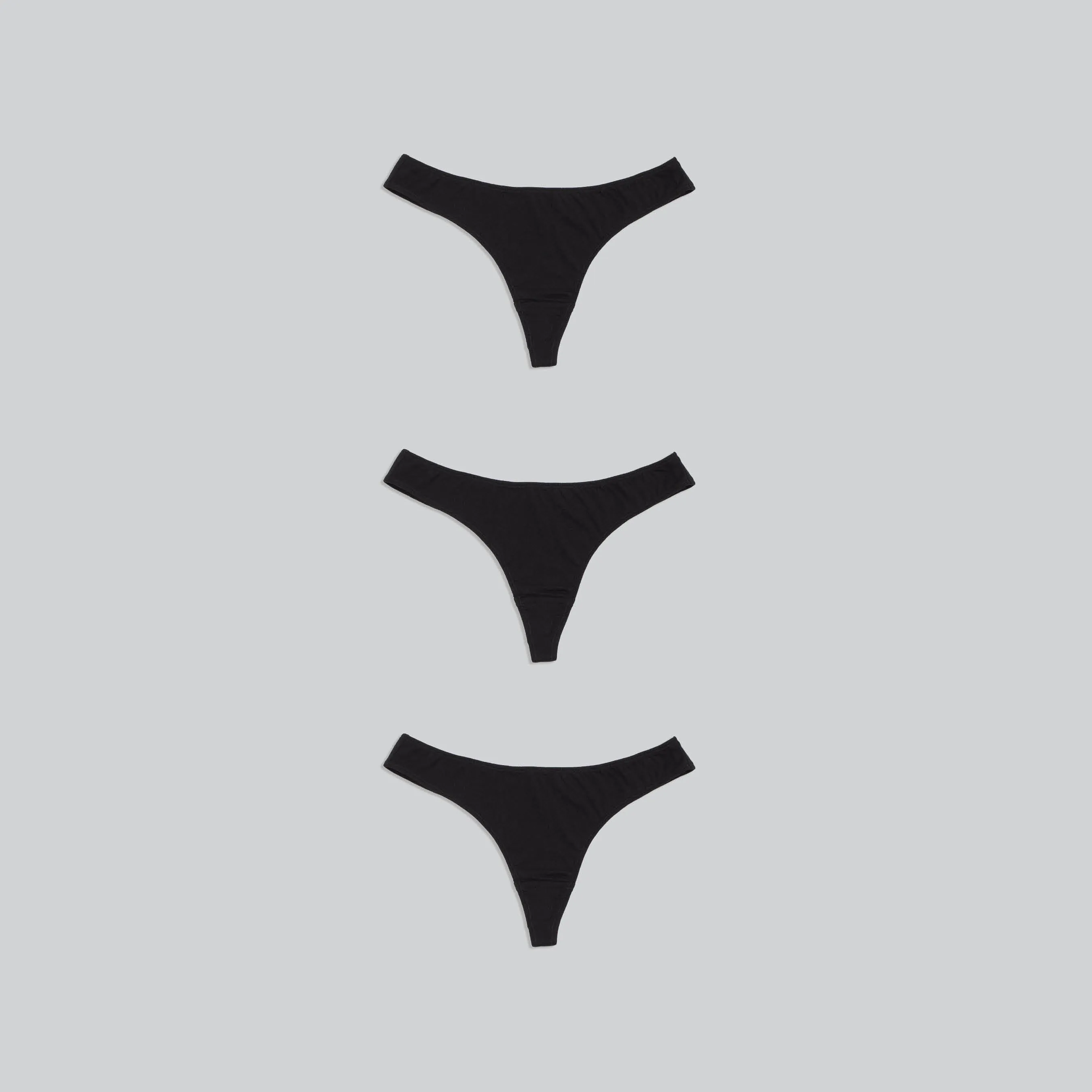 Thong Trio ~ 3 Organic Cotton Underwear