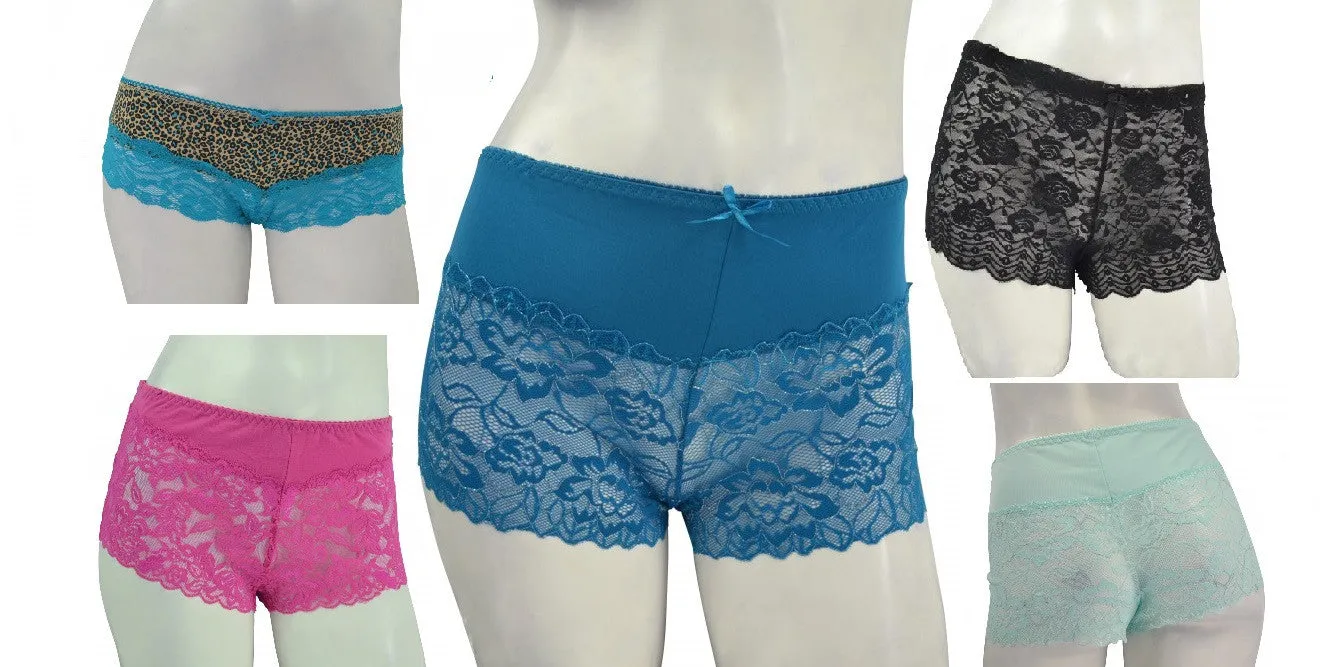 Wholesale Assorted LACE Panties - Plus-Size