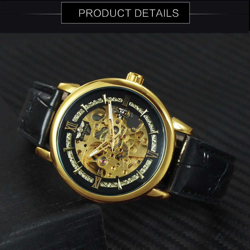 WINNER Watch Men's Mechanical Watch Automatic Hollow Out Table Fashion Trend Men's Watch