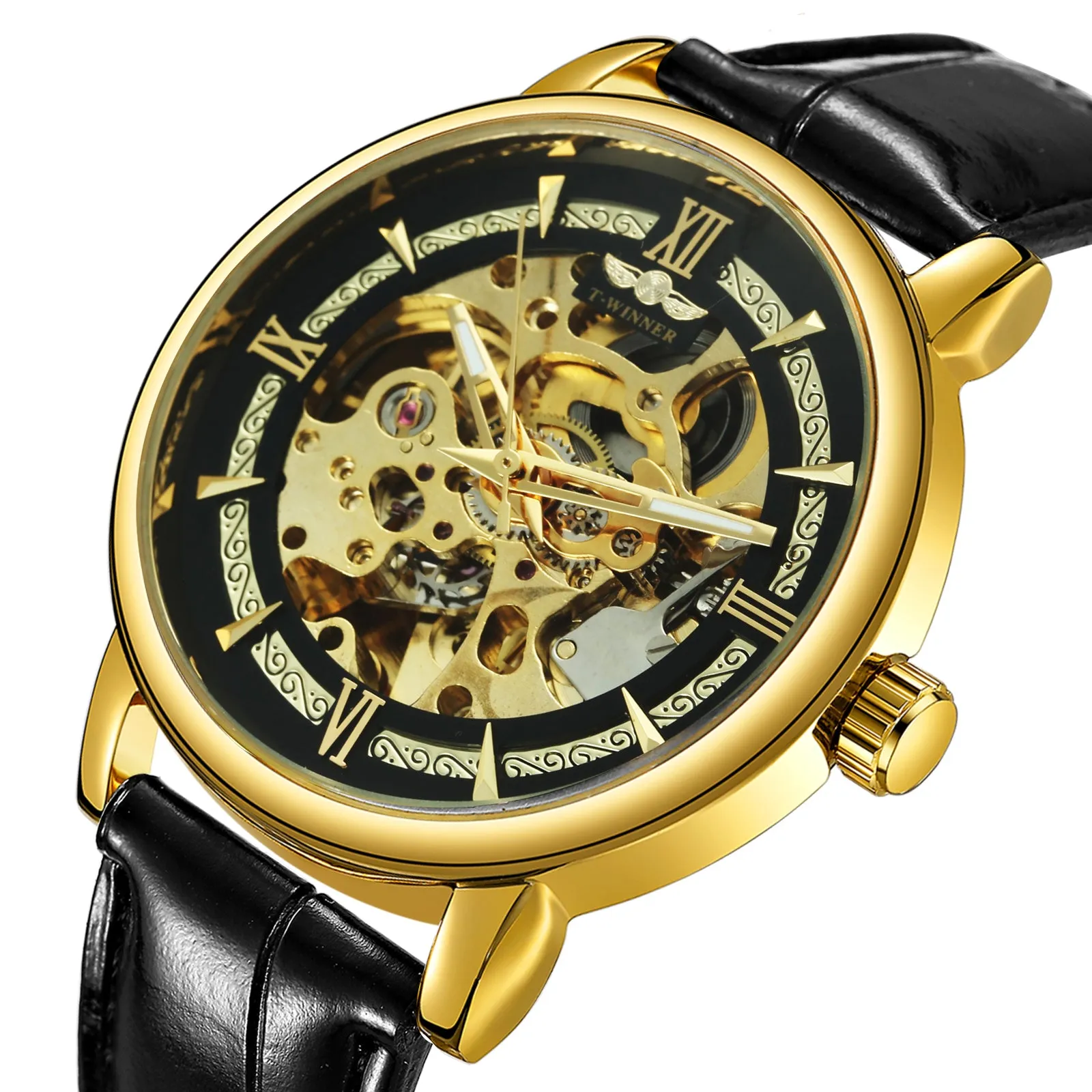 WINNER Watch Men's Mechanical Watch Automatic Hollow Out Table Fashion Trend Men's Watch