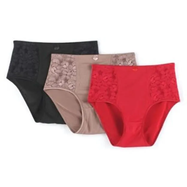 Women's Lace-Front Briefs 3packs On Hanger