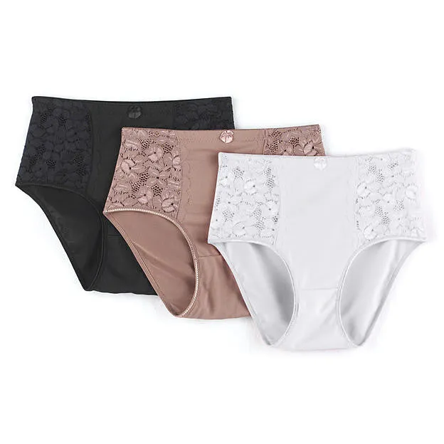 Women's Lace-Front Briefs 3packs On Hanger