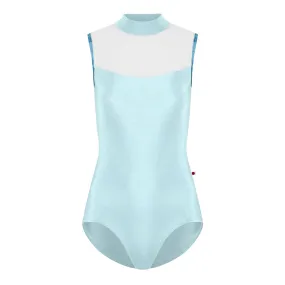 Yumiko Camila Mock Neck Leotard - Mirror