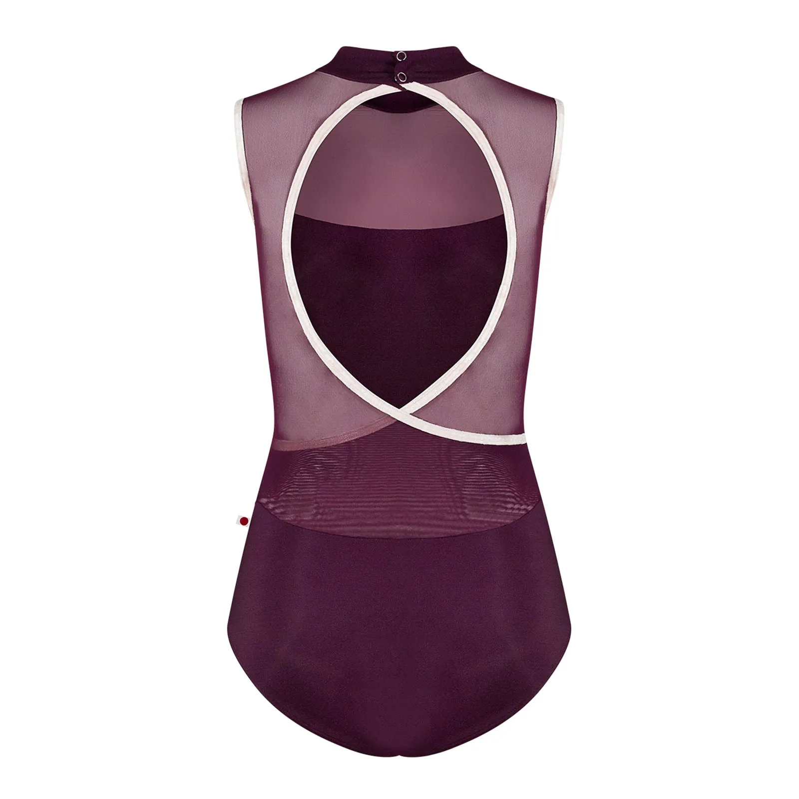 Yumiko Camila Mock Neck Leotard - Opera