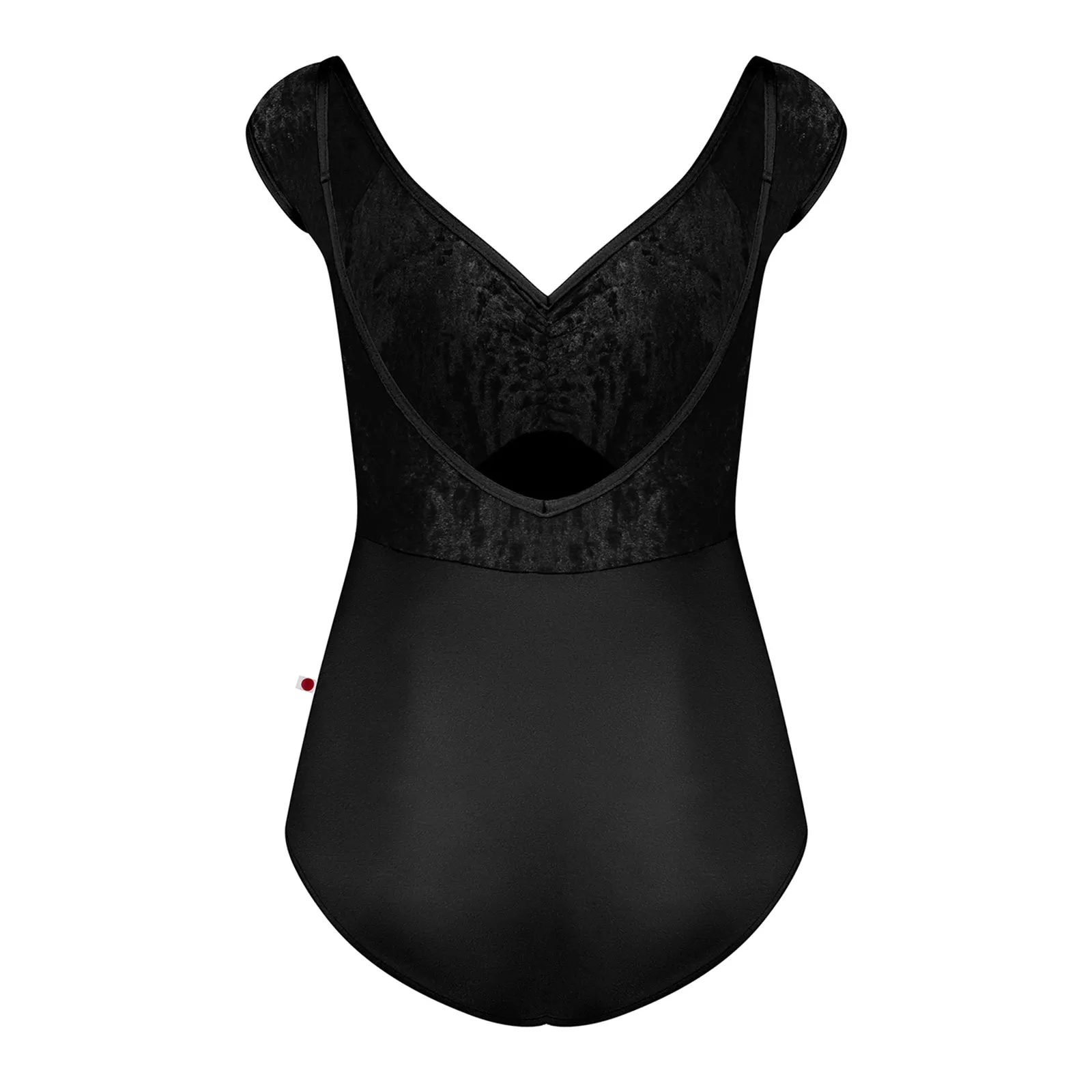 Yumiko Elli Cap Sleeve Leotard - Black