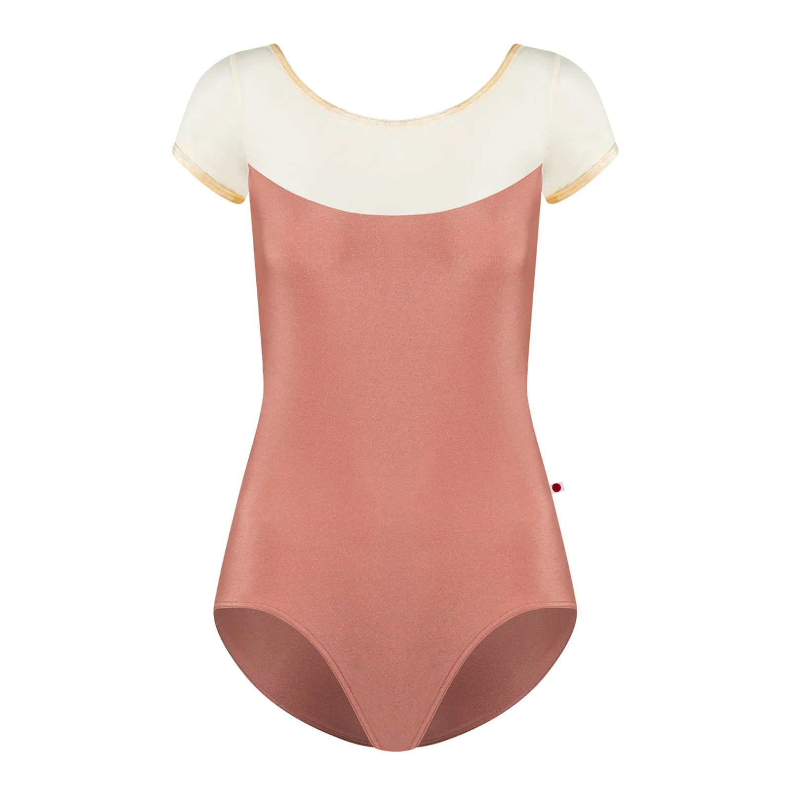 Yumiko Meagan Cap Sleeve Leotard - Rosewood